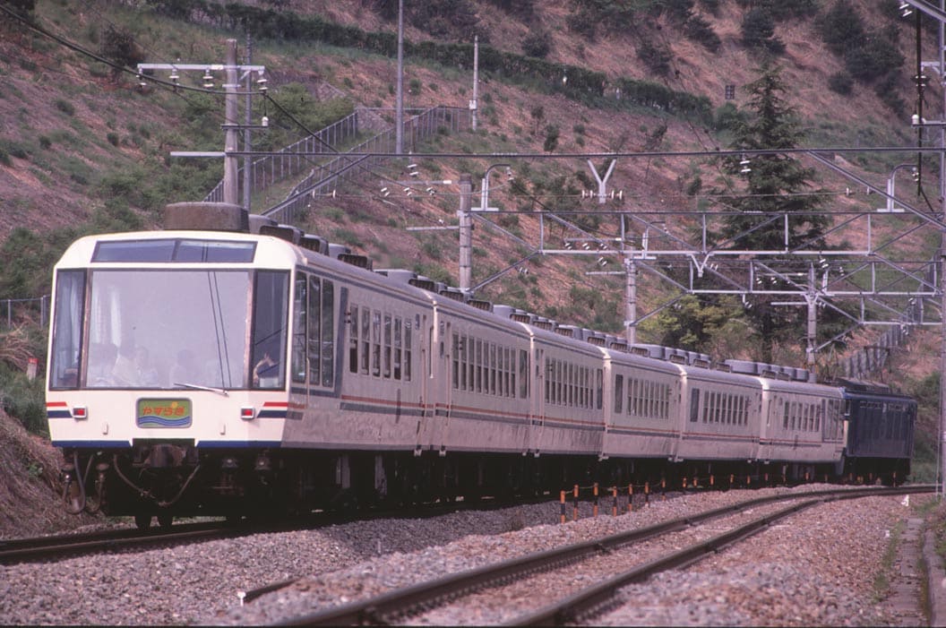 高崎支社に所属した和式客車「やすらぎ」（撮影：南正時）