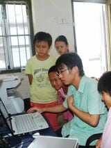 大学入学後、プログラミングを学び始めたころの郭宇氏。経済的に自立するため必死だった（写真：郭宇氏提供）