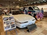 奈良トヨタ「まほろばミュージアム」に展示される高市早苗首相の元愛車「スープラ」（筆者撮影）