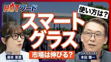 【スマートグラスが普及？】市場は伸びる？／主婦層に人気？／4タイプのAIグラス／Ray-BanとMetaのコ…