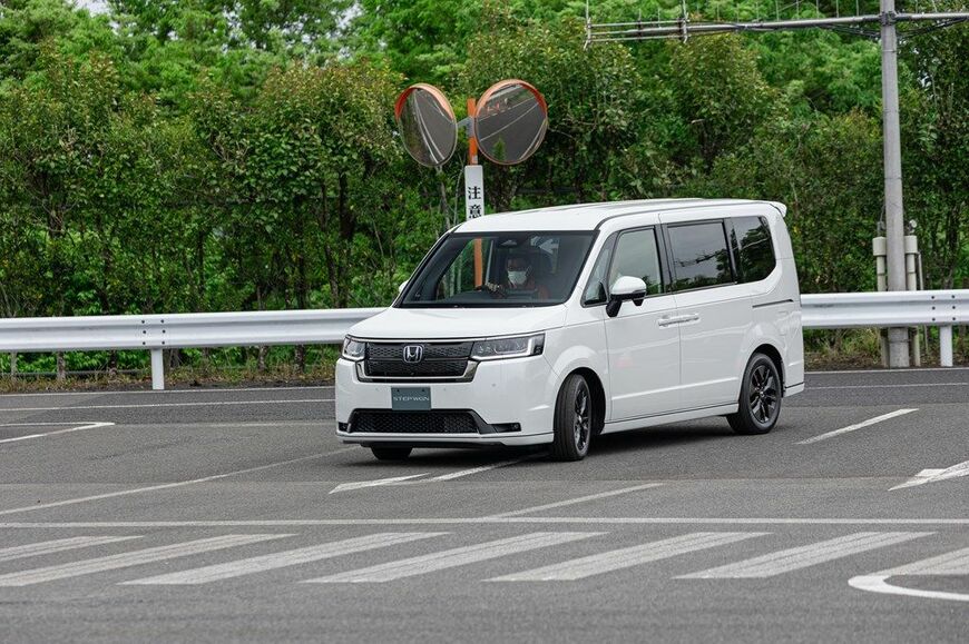 ホンダの新型ステップワゴン（東洋経済オンライン編集部撮影）