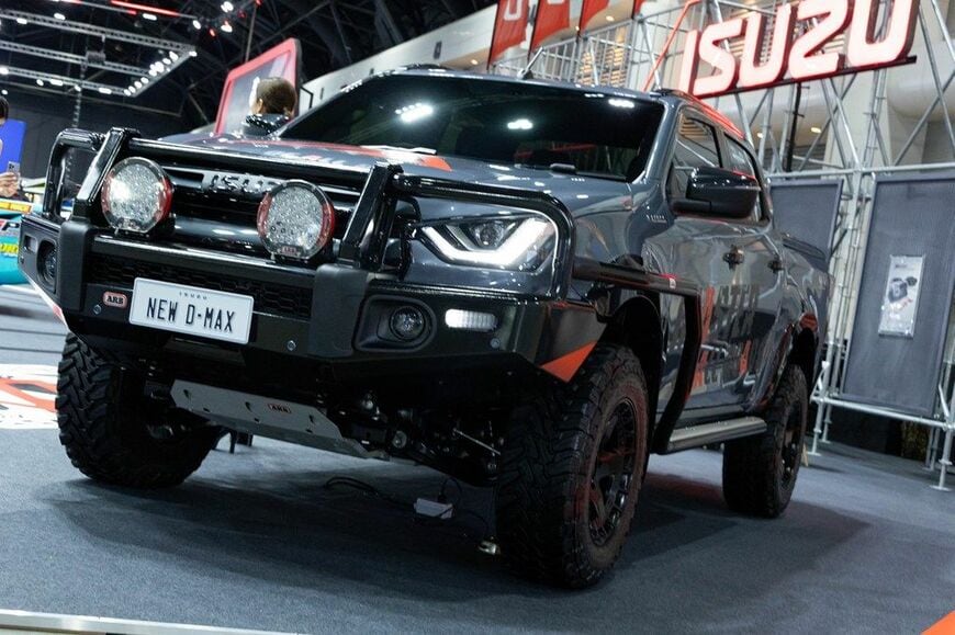 バンコク・インターナショナル・オートサロン2022の会場内（筆者撮影）