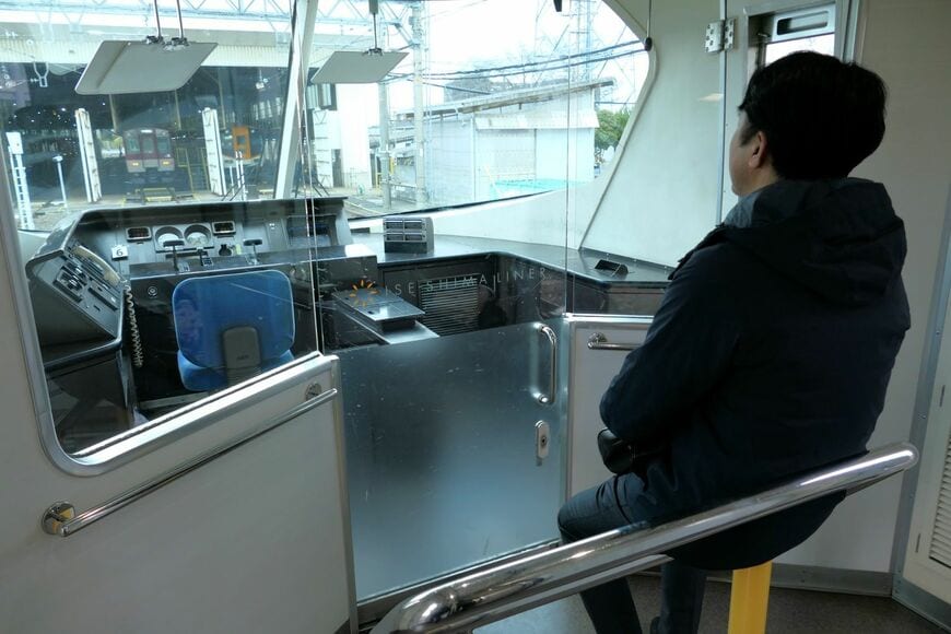 伊勢志摩ライナーのパノラマデッキ