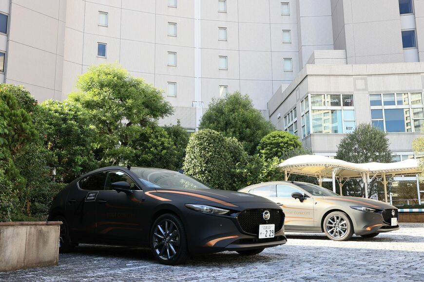 ドライバー異常時対応システムであるEDSSの最新版を搭載したマツダのプロトタイプ