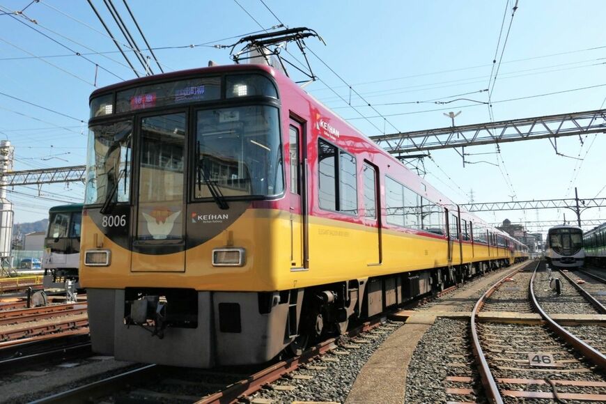 京都寄りの先頭車が1号車（記者撮影）