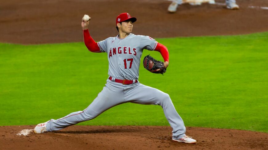 大谷翔平はロサンゼルス・エンゼルスで投打の二役をこなしているだけでなく、それぞれですばらしい成績をたたき出している（写真：Annie Mulligan／The New York Times）