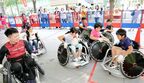 「スポーツのちから」でウィルチェアーラグビーを体験
