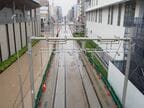 宇都宮駅東口から鬼怒通りへ延びる軌道