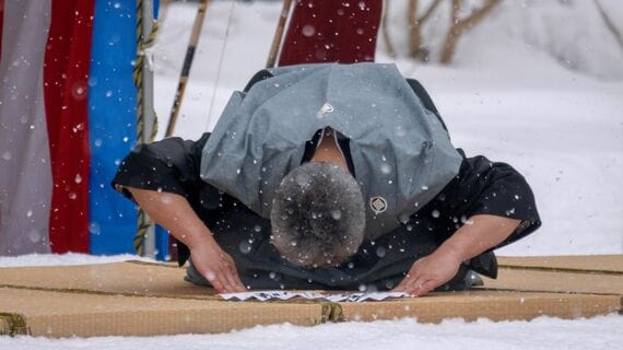 武士の土下座