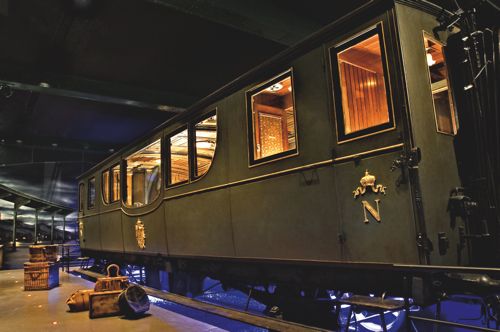 鉄道博物館に展示される皇帝専用車両