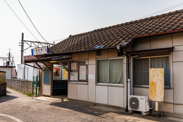 細谷駅は近くに関東学園大学などがあり、