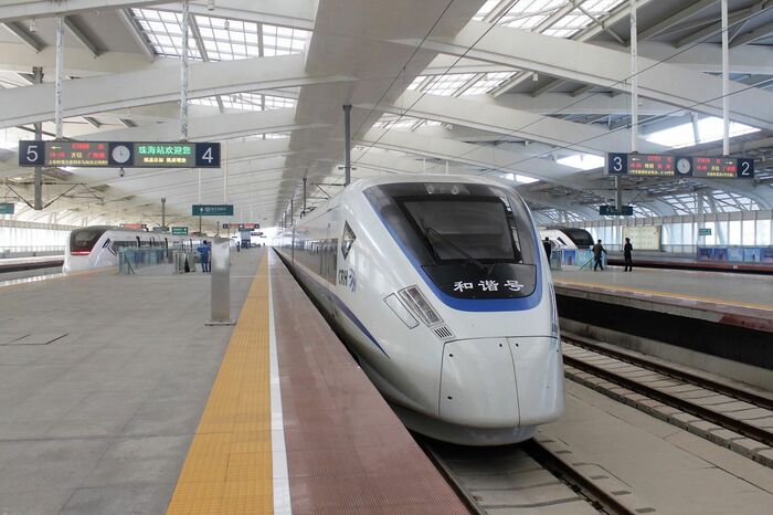 寝台車両が組み込まれた動車組CRH1E