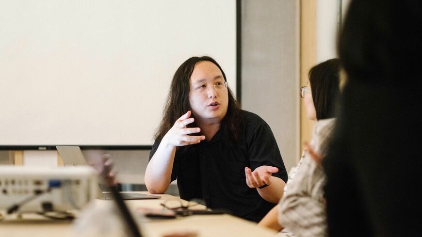 オードリー・タンが考える、今の時代に必要なソーシャル・イノベーションとは（写真：Sean Marc Lee／2020 Bloomberg Finance LP）この記事の画像を見る(◯枚)