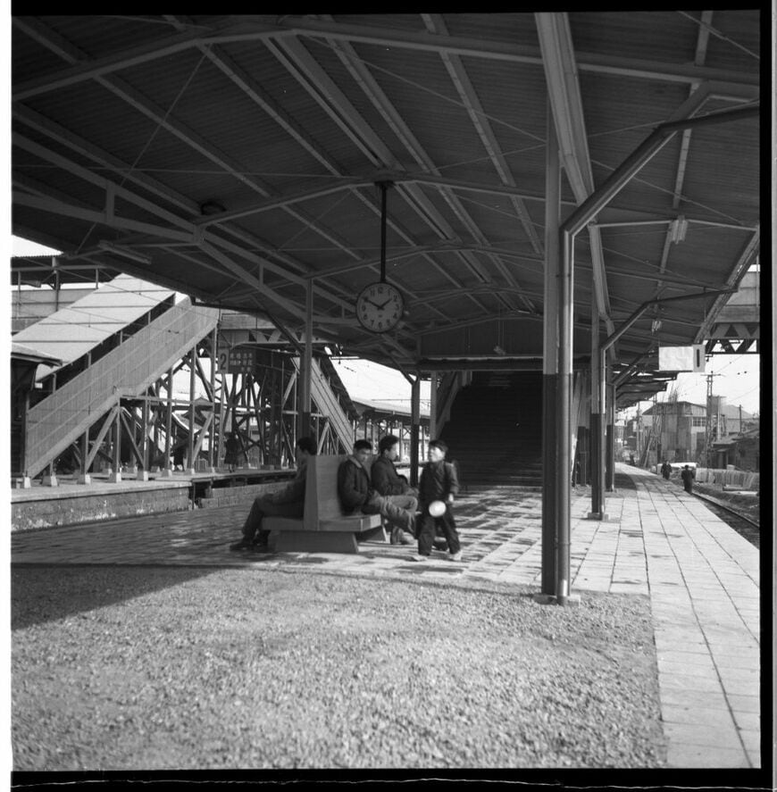 東武東上線 上板橋駅 ホーム 1962年頃