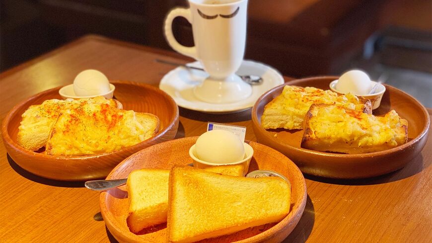びっくりドンキーのトーストモーニングは超魅力的。店舗によって価格は異なりますが、東京で食べても十分すぎるほど安いのだから、スゴいです（筆者撮影）／配信先では写真を見られない場合があります。本サイト（東洋経済オンライン）内で御覧ください
