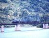 第五只見川橋梁を行くC11形牽引の貨物列車
