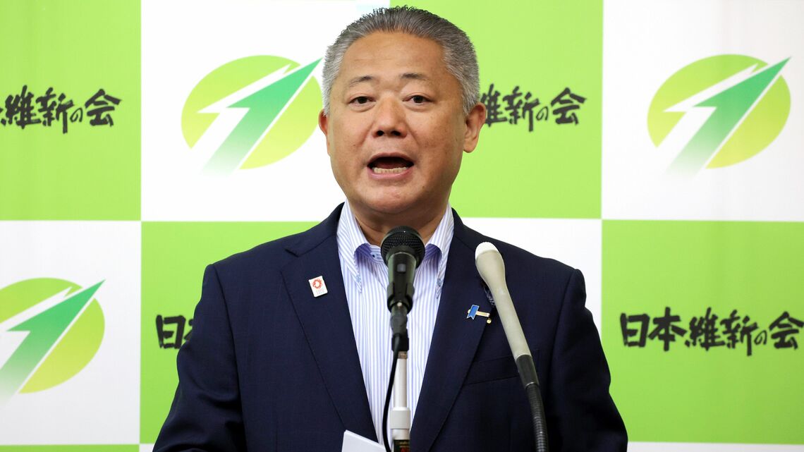 日本維新の会の馬場伸幸代表（写真：時事）