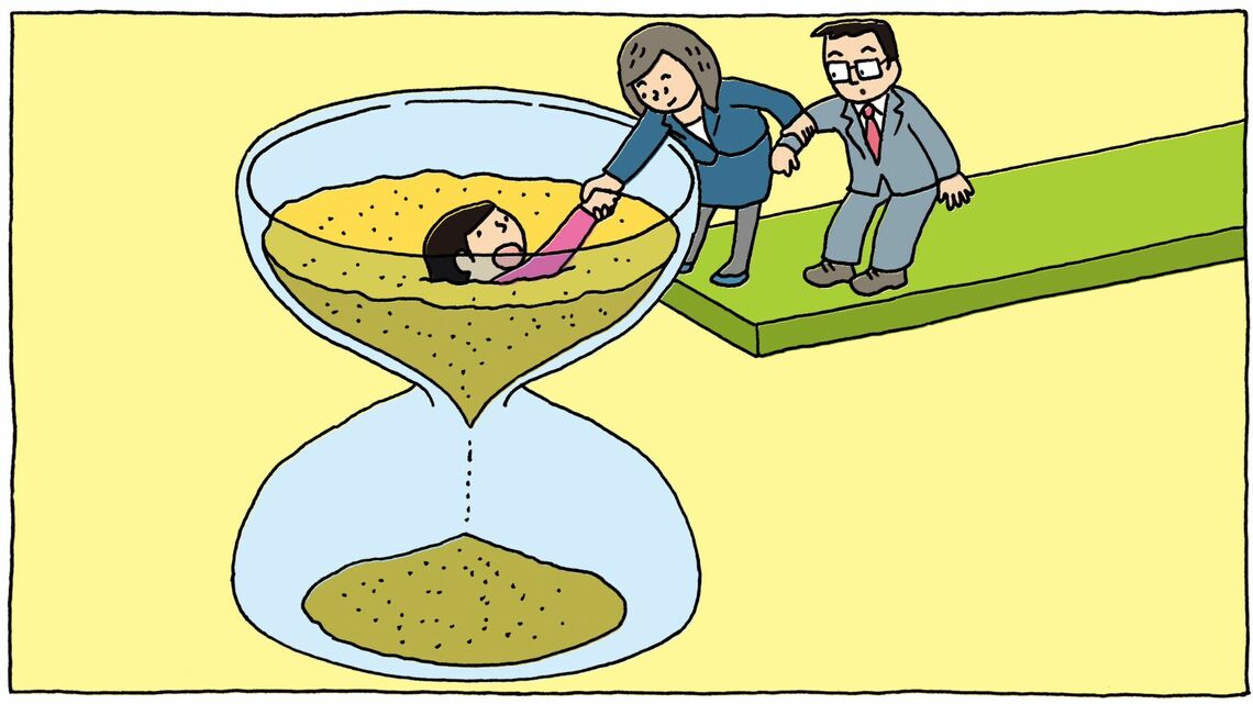 7年の婚活を経て結婚した43歳女性。彼女の気づきとはーー（イラスト：堀江篤史）