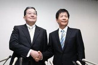 新日鉄住金のトップ人事を発表。新日鉄・宗岡社長が会長ＣＥＯに、住金・友野社長が社長ＣＯＯに就任へ