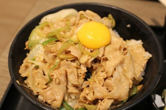 月見すた丼