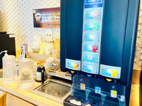 ドリンクバーの様子