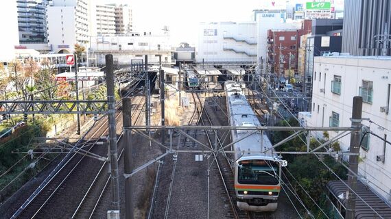 川越駅 JR川越線・八高線八王子行き