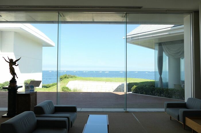 観音崎京急ホテルのロビー