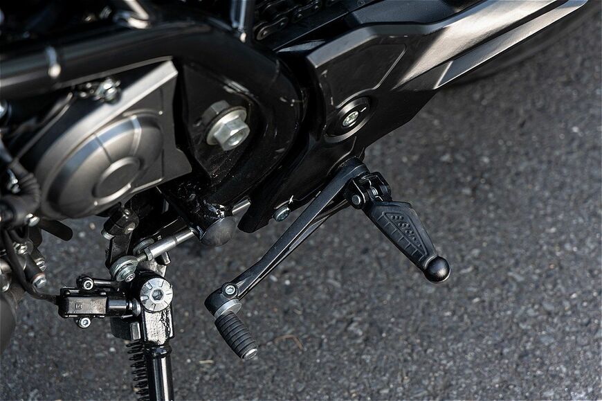 ハーレーダビッドソン新型「X350」のディテール（写真：三木宏章）