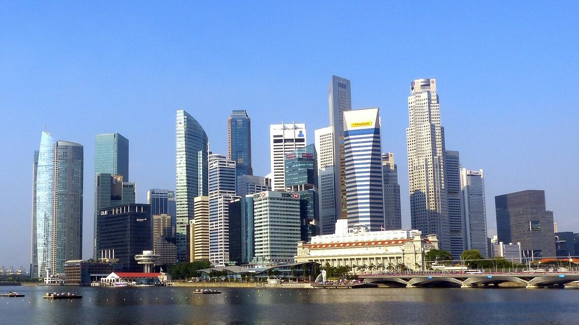 アリババはシンガポールを東南アジア事業の地域拠点に位置づけている(写真はシンガポールの中心ビジネス街)