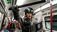 香港デモ､地下鉄｢乗客攻撃｣と駅破壊で大混乱