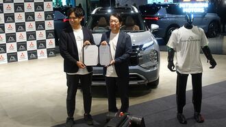三菱自動車の記者会見