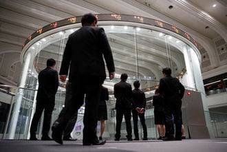 日経平均は5日ぶり反発､一時500円超す上昇