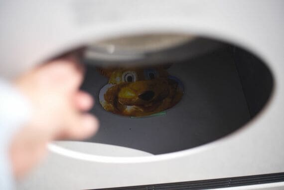 自販機の中