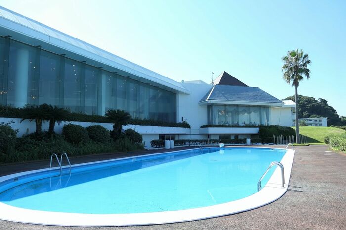 観音崎京急ホテルのシーサイドプール