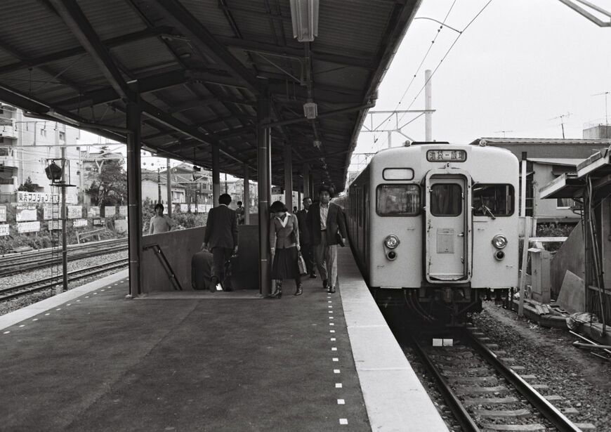 1979年11月当時の北池袋駅ホーム（写真：東武博物館）